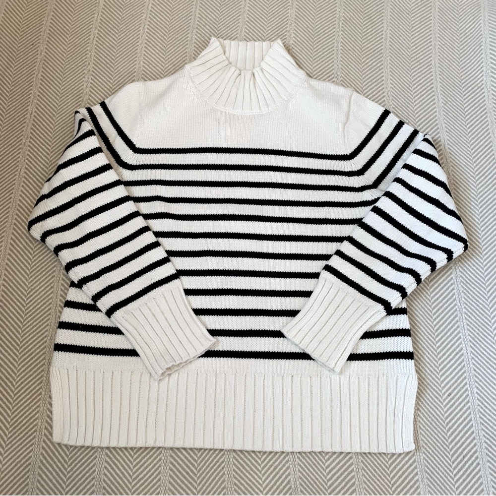 J. Crew mock neck sweater-L
